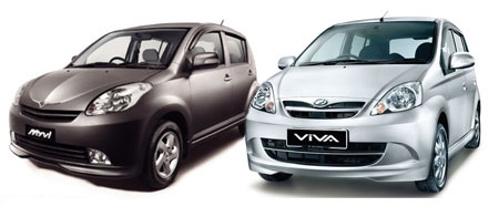 Kereta Myvi dan Viva untuk disewa area Kuala Lumpur