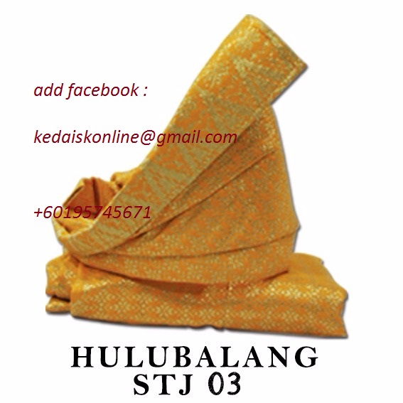 set tanjak hulubalang (tanjak + sampin + benkung)